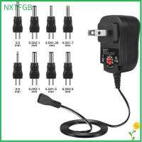 เครื่องชาร์จอะแดปเตอร์มัลติฟังก์ชั่น NXTFGB 3-12V หม้อแปลงไฟฟ้าแบบปรับได้ขั้วแปลงไฟฟ้ากระแสสลับเป็น DC