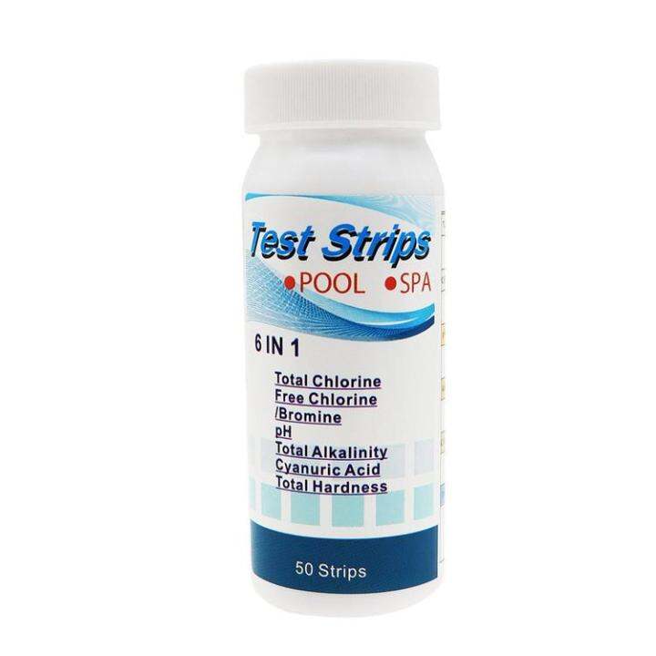 Pool and Spa Test Strips 6 in 1 Quick and Accurate Pool Test Strips Spa