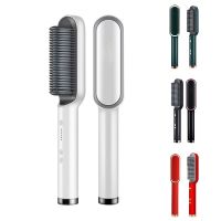 Hair Straightener Combs 2 in 1 Hot Comb Professional Multifunctional Fast Heating Anti-Scald Styler Tools EU Plug