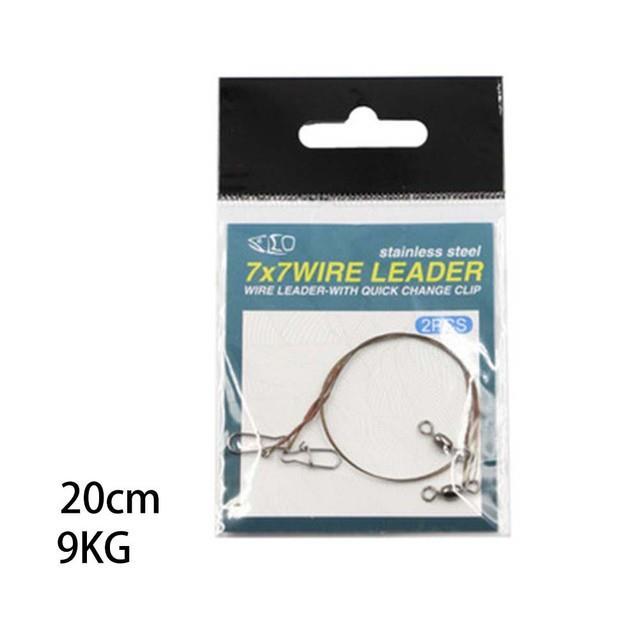 2pcs-pack-fishing-line-steel-wire-leader-with-snap-swivels-wire-leadcore-leash-20-30-40cm-fishing-tackle-tools-pesca-accessories
