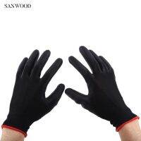 Sw (COD) 1 Pair Nylon Anti-Static Non-Slip Finger Protection Factory Safe Working Gloves