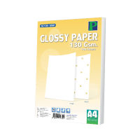 Hi-jet กระดาษโฟโต้ ผิวมัน Inkjet Glossy Photo Paper (มีลายน้ำ) 130 แกรม A4 100 แผ่น