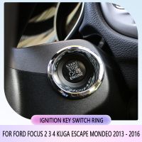 Car Ignition Key Switch Decoration  Circle Trim Stickers Fit For Jeep Compass 2Th 2017-2019 Renegade 2015 - 2019 Essories