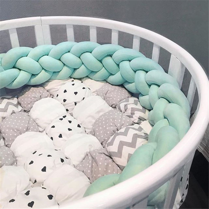 2-m-baby-crib-bumper-bed-playpens-pillow-cushion-fence-newborn-infant-knotted-fence-for-children-room-decoration-toys