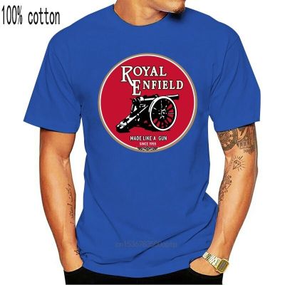 เสื้อยืด คอกลม พิมพ์ลาย Royal Enfield Motorcycles สไตล์คลาสสิก ไม่ซ้ําใคร สําหรับผู้ชาย 6 513762S-5XL