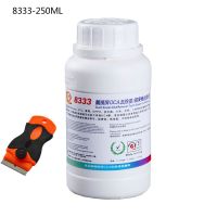 1PCS 8222 8333 8777 250ml Touch Screen OCA glue Removing Liquids Mobile phone explosion screen repair glue with scraper