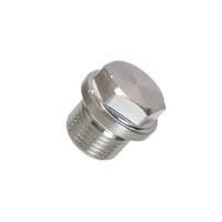 M8 M10 M12 M14 M16 M18 M20 M22 M24 M27 M30เมตริกด้ายชาย304สแตนเลสสตีล Hex Head End Cap Plug ตัวเชื่อมต่อท่อ