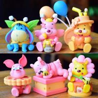 โมเดลหมีพูห์ Winnie the pooh ยกเซ็ต 6 ตัว ความสูง 10 cm สินค้ามือ 1 วัสดุพีวีซี ++พร้อมส่งจากไทย+++