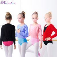 【cw】 Warm Child Ballet Wrap Sweater Cardigan Kids Sleeve Waist 【hot】