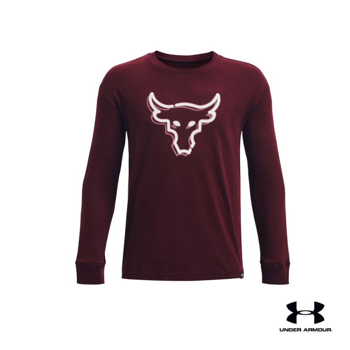 under-armour-ua-boys-project-rock-ipbc-long-sleeve-อันเดอร์-อาร์เมอร์-เสื้อออกกำลังกาย-สำหรับเด็กผู้ชาย