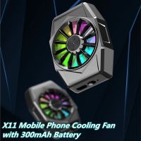 ❧ X11 Portable Mobile Phone Gaming Accessories Cooling Fan for FPS GOK PUBG Game Cooler for IPhone Samsung Xiaomi Huawei Radiator