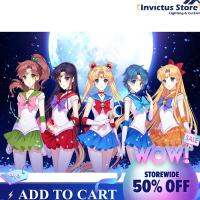 Free shipping Sailor Moon 5D DIYเจาะเต็มรอบภาพวาดเพชรหัตถกรรมงานปักครอสติช [Suggest buy above 2pcs]