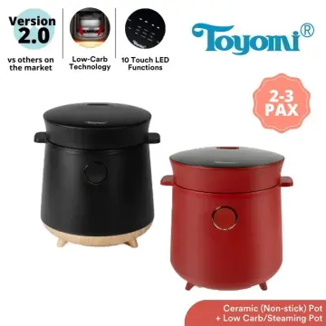 TOYOMI 1.8L SmartDiet Micro-Com Rice Cooker with Low Carb Rice RC 9512LC