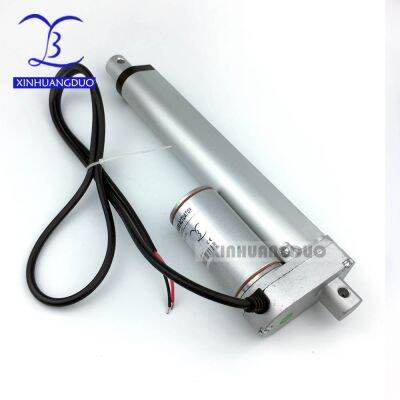 【Worth-Buy】 ตัวกระตุ้นแบบลิเนียร์ขนาดเล็ก12V 24V 150Mm/6Inch ตัวกระตุ้นทางไฟฟ้าแบบตรง900n จอ Dc จังหวะที่กำหนดเอง