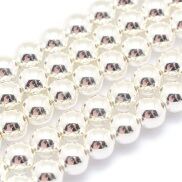 3Strand Electroplate Non-magnetic Synthetic Hematite Beads Strands Grade