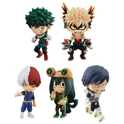 ชุดฟิกเกอร์พีวีซี My Hero Academia 7 ซม . 5 ชิ้น