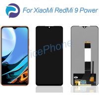 เหมาะสำหรับ Xiaomi Redmi 9พาวเวอร์จอแสดงผล LCD แบบสัมผัสหน้าจอแผงหน้าจอทัชสกรีน M2010J19SI M2010J19SL เรดมี่9จอแสดงหน้าจอพลังงานแอลซีดี