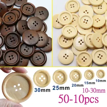 Buy 20mm Round Wooden Buttons Online. COD. Low Prices. Free Shipping.  Premium Quality.