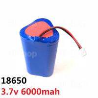 แบตเต็ม พร้อมแผงป้องกันวงจรแบตเตอรี่ลิเธียม 18650 พร้อมสาย 3.7V 6000mA แบตเตอรี่ แบบติดตั้งในตัว อุปกรณ์เสริมคอมพิวเตอร์ computer accessories อุปกรณ์เสริมกล้อง camera accessory สายUSB สายชาร์จ