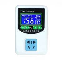 Temperature Controller Intelligent Electronic Thermostat with LED Display and Socket for Greenhouse(3500W,)