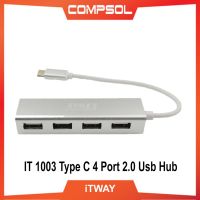 It 1003 ฮับ Usb Type C 4 พอร์ต 2.0