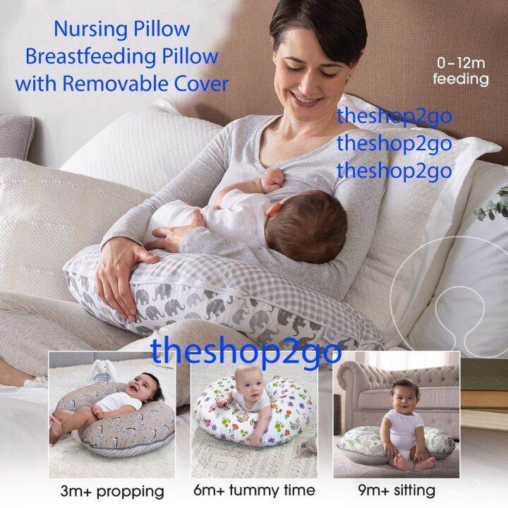 Local delivery 】 Removable Cover Nursing Pillow Breastfeeding Lazada PH