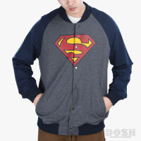 DOSH MENS JACKET SUPERMAN เสื้อแจ็คเก็ต แขนยาว ผู้ชาย WSMJ5043-GY