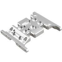 1/10 Aluminum Alloy CNC Mounting Bracket for 1/10 Rc Track Axial SCX10 D90 D110 Silver