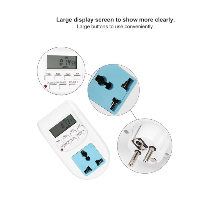 อุปกรณ์ตั้งเวลาดิจิตอล-ช่วยประหยัดพลังงาน-ปลั๊ก-eu-ทามเมอร์-timer-220v-10a-รุ่น-al-06-แบบเสียบปลั๊ก-qc7311709