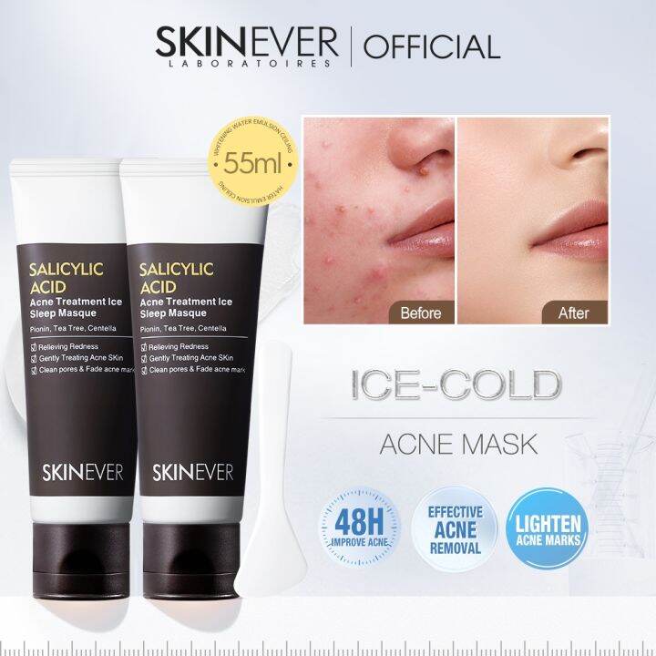 SKINEVER Salicylic Acid Acne Treatment Ice Sleep Masque Acne Treatment