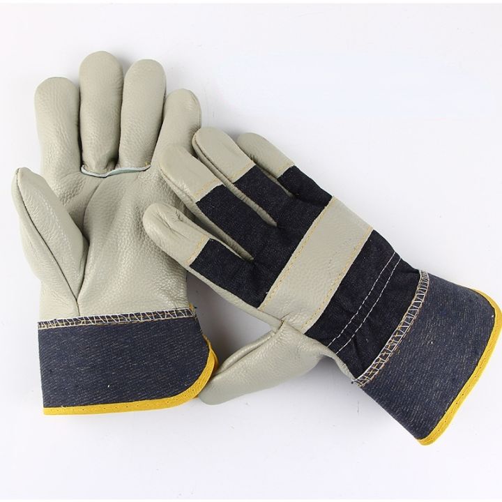 gloves-thick-cowhide-wear-resistant-grinding-cutting-handling-bbq-heavy-duty