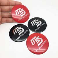 Style car 4pcs 56mm Car Wheel Center Hub Cap Cover Stickers Rim Emblem Badge Fit For MS Mazda Speed 6 CX-5 CX5 car styling