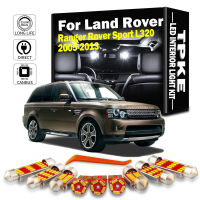 14ชิ้นหลอดไฟ LED ภายในโดมแผนที่ชุดไฟสำหรับ Land Rover Ranger Rover Sport L320 2005 2009 2010 2011 2012 2013อุปกรณ์เสริมในรถยนต์