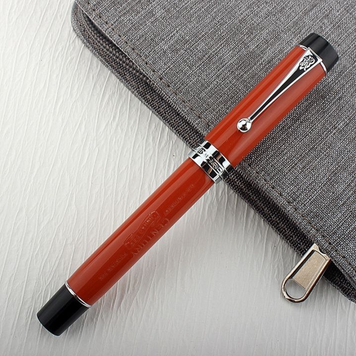 jinhao-100-centennial-resin-fountain-pen-red-with-jinhao-logo-ef-f-m-bent-nib-converter-writing-business-office-gift-ink-pen