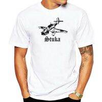 2022 Men Cool Tee Shirt Stuka Ju 87 Sturzkampfbomber Luftwaffe Ostfront Wh Flugzeug-T Shirt Summer T-shirt