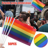 Hot Sale 50pcs Mini Flag Hand Held Small Miniature Flags On Stick Fade Resistant Vivid and Beautiful Colors Banners Streamers