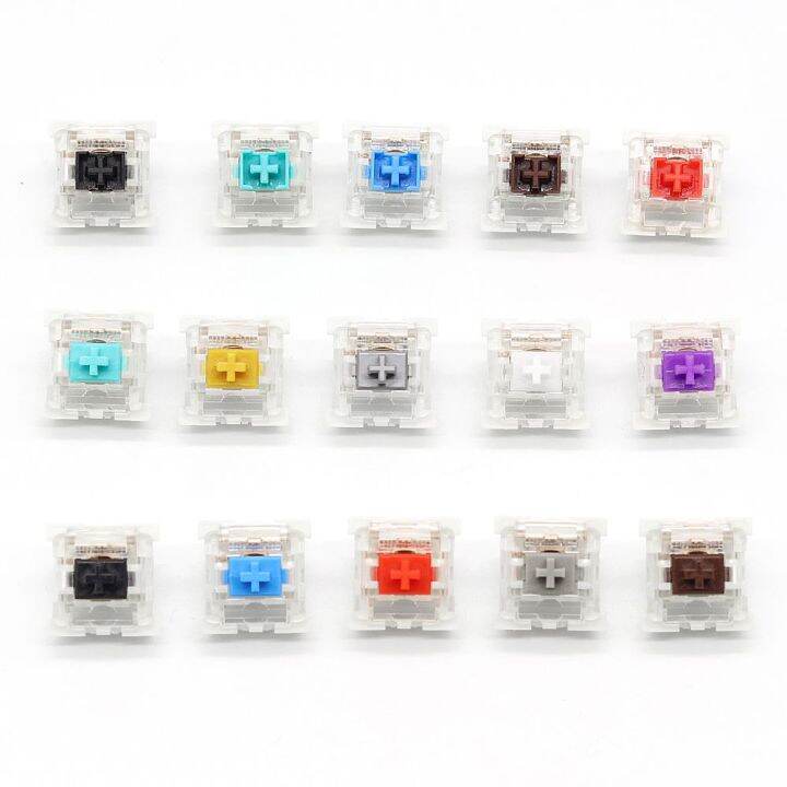 FORUM 20pcs DIY Mechanical Keyboard Prelubricated Linear Tactile