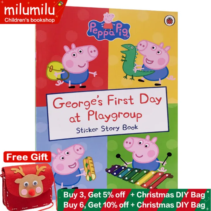 Milumilu Peppa Pig Georges First Day At Playgroup Aklat Parent Child