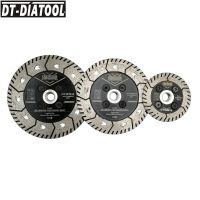 ♦ DT-DIATOOL 1pc Diamond Cutting Grinding Disc 75/115/125mm Hot Press Cutter Grind Sharpen Granite Marble Concrete Dual Saw Blade