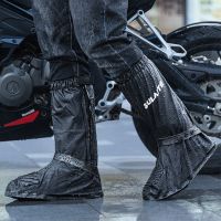 1 Pair Rainproof Shoes Cover Creative Waterproof Reusable Cycling Bike Rain Boot Shoes Covers Rainproof Shoes Motorbike Accessor Rain Boots