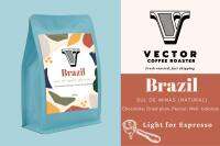 VECTOR : Brazil 200 กรัม คั่วกลาง สำหรับชงเอสเพรสโซ่