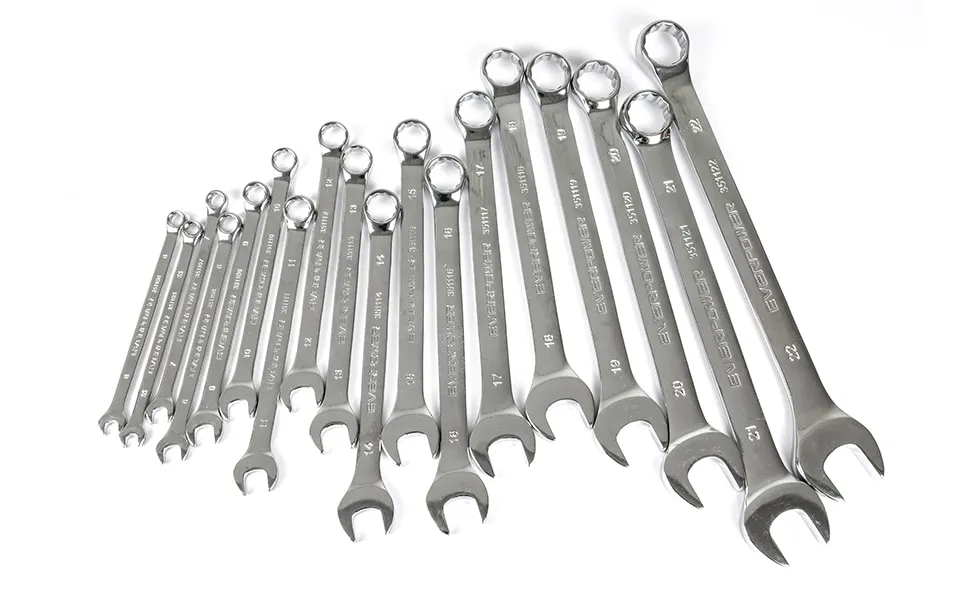 NINDEJIN open end wrench tool 5.5 6 7 8 9 10 11 12 13 14 15mm combination  wrench set hex spanner wrench for hex nuts | Lazada PH