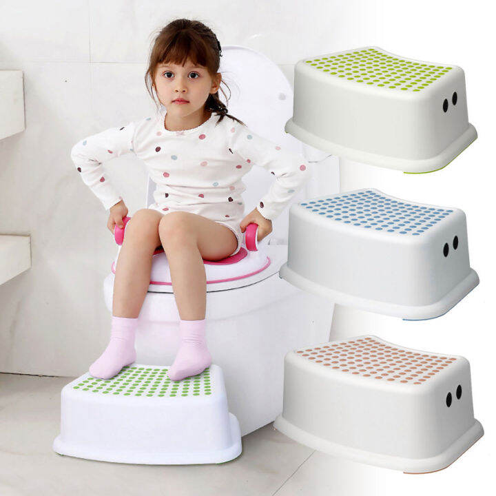 Kids Step Stool Bathroom Non Slip Surface, Strong Bathroom Stools For