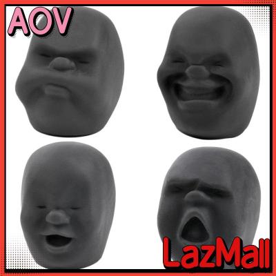AOV 4Pcs Human Face Balls ความเครียดและความวิตกกังวลบรรเทา Emotion Vent Ball With Expressions Squeeze Ball สำหรับเด็กผู้ใหญ่