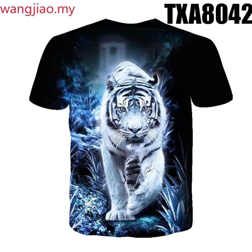 3d Print Shirt Men Tiger, 3d Fashion Tiger Shirt