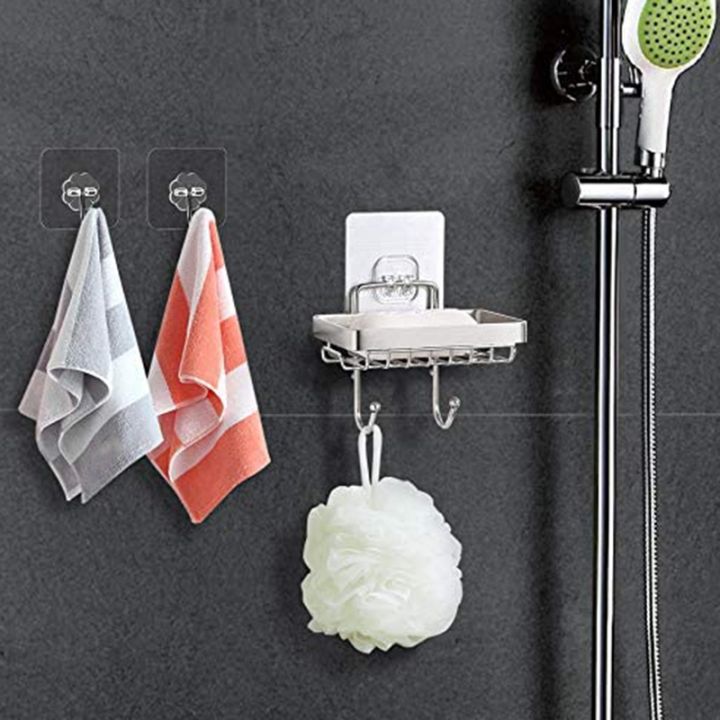 soap-dish-holder-for-bathroom-with-sponge-hook-bar-soap-holder-for-shower-wall-mounted-soap-drainer-tray-adhesive
