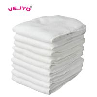 2pcs Washable Adult Diaper Inserts Reusable 4 Layer Microfiber Insert Breathable Teenage Cloth Diaper Nappies Super Absorbency Cloth Diapers