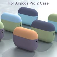 Official Soft Liquid Silicone Case for AirPods Pro 2 Wireless Bluetooth Earphone Protective Case On For Apple AirPods 3 2 Cover