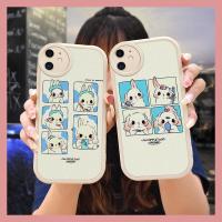 Cartoon The New Phone Case For iphone 11 soft shell trend Back Cover Raised camera protection solid color funny cartoon