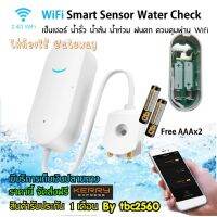 WiFi Smart Sensor Water Check เซ็นเซอร์ ตรวจสอบ น้ำรั่ว น้ำล้น น้ำท่วม ฝนตก ควบคุมด้วยระบบ Wifi แอปพลิเตชั่น Tuya ,Smart Life 3Vdc